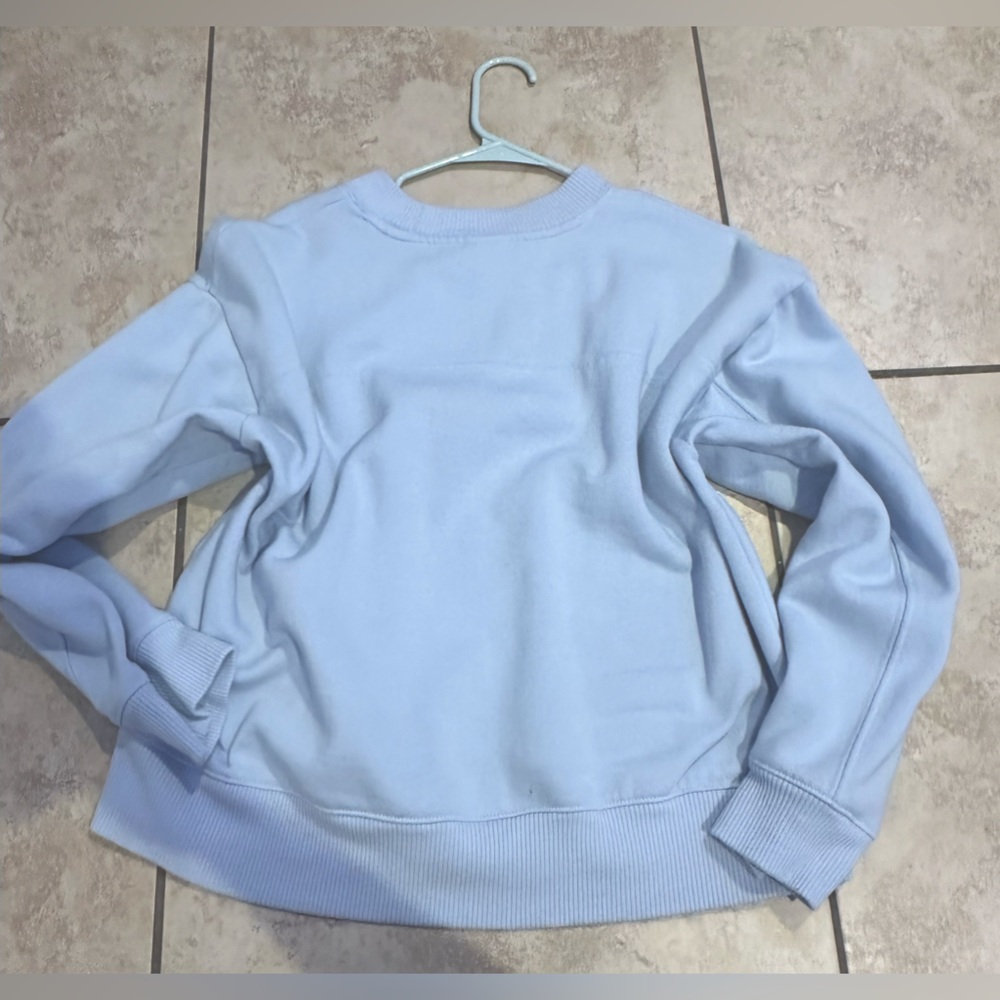 Light Blue Long Sleeve Sweatshirt